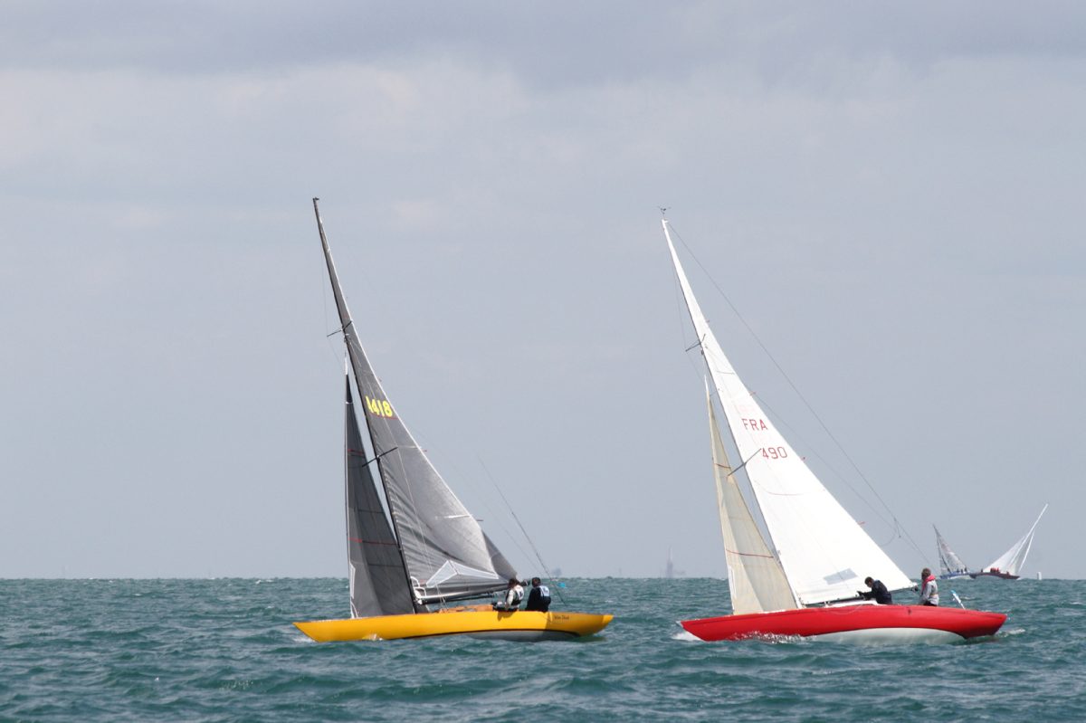 Régates de voiliers classiques dans la baie de Noirmoutier